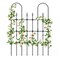 58" x 73" Outdoor Garden Trellis for Climbing Plants and Decorative Fence